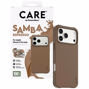 CARE by PanzerGlass Fashionable Samba MagSafe Ümbris jaoks iPhone 17 Pro Max - Brown
