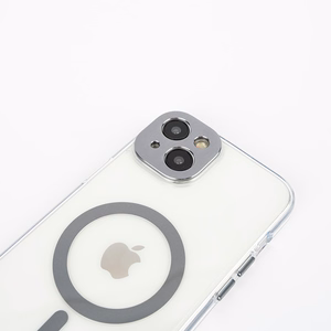 Moshi iGlaze MagSafe ümbris seadmele iPhone 15 Plus, läbipaistev Meteorite Gray detailidega