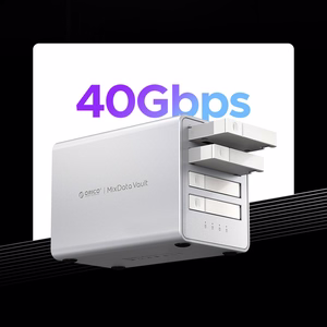 Orico 8848U4 DAS seeria 4-pesaline M.2 NVMe SSD kettamassiiv - valge