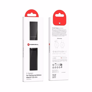 Strap to Samsung Galaxy Watch Forcell F-Design FS11 magnetic steel 20 mm black