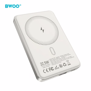 BWOO P82 10000mAh 15W akupank juhtmevaba laadimine hele hall