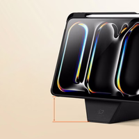 Dux Ducis Vers ümbris iPad Pro 11" (2024/2025) aluse ja Apple Pencil hoidjaga must