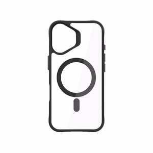 3mk Satin Armor MagCase with MagSafe jaoks iPhone 16 Plus - Clear with must Frame