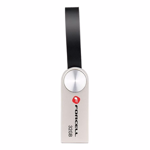 Pendrive 32GB USB 3.2 Gen 1 (USB A) Forcell F-Data Metal hõbedane
