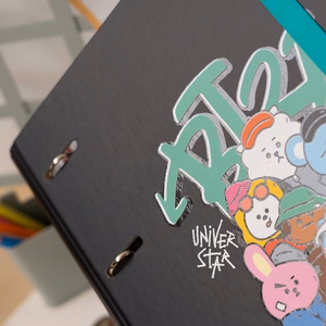 BT21 Street Mood A4 kaust 4 rõnga ja kummipaelaga