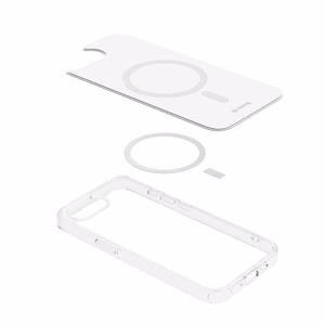 Crong Clear MAG Cover MagSafe ümbris seadmele iPhone 17e / 16e, läbipaistev
