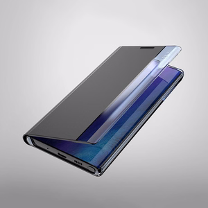 New Sleep View Ümbris with flap and stand jaoks Samsung Galaxy A35 - sinine