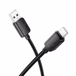 Кабель USB A to USB C Hoco 3A 1 m X113 черный