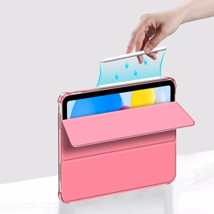 Tech-Protect SC Pen гибридный Чехол для iPad 10 / 2022 - розовый - прозрачный