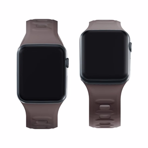 3mk silikoonrihm Apple Watchile, 42/44/45/46/49 mm, Taupe, suur suurus