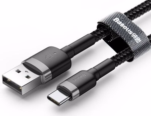 Baseus cable Cafule USB - USB-C 3m 2A hall-must