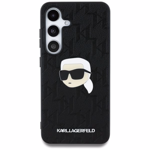 Ümbris Karl Lagerfeld Leather Monogram Pin Logo Karl Head Samsung Galaxy S25 Plus must