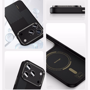 Benks Montage Magnetic Armor Pro Kevlar Ümbris Metal Frame 600D+1500D (MA70) jaoks Iphone 17 Pro Max must (Camera Control Button)