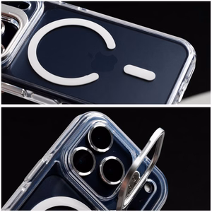 LENS MAG COVER Ümbris ühilduv koos MagSafe jaoks IPHONE 15 PRO MAX valge