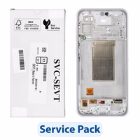 ServicePack LCD ekraan SAMSUNG A36 5G A366B valge GH82-36841B