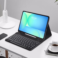 Tech-Protect SC Pen + Keyboard Ümbris jaoks Samsung Galaxy Tab S10 FE+ 13.1 X620 / X626B - Must