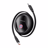 Baseus USB-C to USB-C 100W Charging Kaabel (must) Bayern Edition