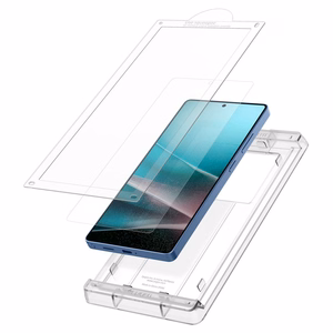 Spigen Elite Shield EZ FIT Hübriidklaas jaoks Samsung Galaxy S25 Ultra - läbipaistev