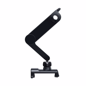 Autohoidja Baseus BackSeat Holder must (juhtmevaba laadimine 15W) (mitte magnetiline / autoistemele)
