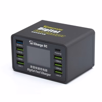 MECHANIC iCharge 8C 8-Port DC Power Supply PD QC3.0