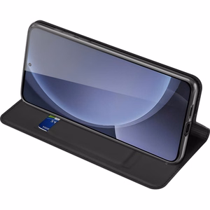 DUX DUCIS wallet ümbris SKIN PRO jaoks SAMSUNG S25 Plus must