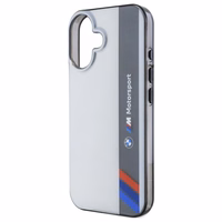 BMW Motosport IML Vertical Stripe iPhone 16 Plus Ümbris - hall