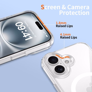 Tech-Protect Flexair Hybrid CC Magsafe iPhone 16 Ümbris - läbipaistev