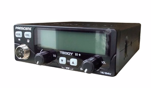 PRESIDENT TEDDY II+ ASC VOX CB-raadio, 12/24 V, AM/FM