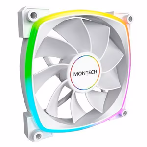Korpuse ventilaator 140mm RX140 PWM Valge Montech