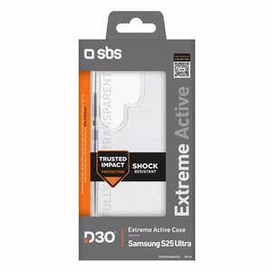 SBS D3O Ümbris jaoks Samsung Galaxy S25 Ultra - läbipaistev