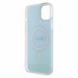 Guess GUHMP15MHITSQ iPhone 15 Plus 6.7" бирюзовый/бирюзовый жёсткий чехол IML Iridescent MagSafe