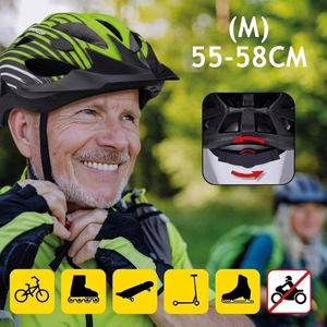 Dunlop reguleeritav MTB-rattakiiver, suurus M, 55–58 cm, roheline ja must