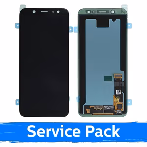 LCD ekraan ühilduv Samsung A600 2018 A6 must (Service Pack)