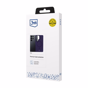 3mk Smoke MagCase Samsung Galaxy S25 Ultra jaoks lilla-poolläbipaistev