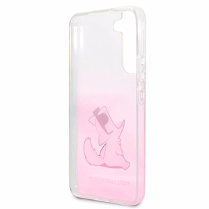Karl Lagerfeld Choupette Eat чехол для Samsung Galaxy S22+ - розовый