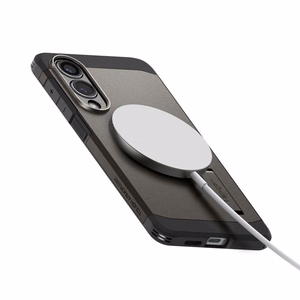 Чехол Spigen Tough Armor совместимый с MagSafe для Samsung S25 Edge gunmetal