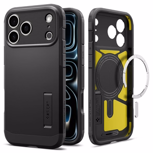 Spigen Tough Armor ümbris mudelile iPhone 18 Pro Max / 17 Pro Max – värv: must