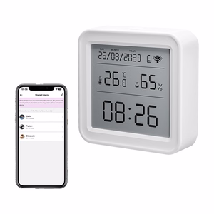 Zigbee Gosund ST17 LCD nutikas temperatuuri ja niiskuse andur Tuya
