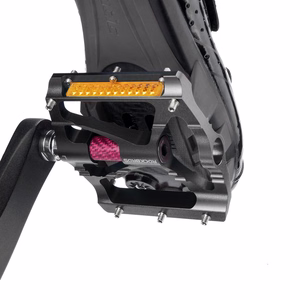 Rockbros K307PT helkuritega alumiiniumist jalgratta platvormpedaalid – mustad