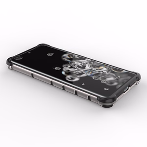 Honeycomb case бронированный чехол с гелевой рамкой для Samsung Galaxy S22 Ultra синий