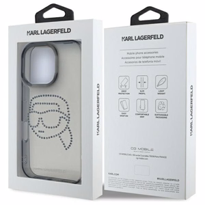 Karl Lagerfeld KLHCP16XHKHDCELK iPhone 16 Pro Max 6.9" must/must hardcase IML Rhinestones Karl Head
