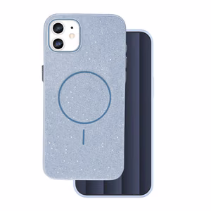 Glitter Thin Mag ümbris jaoks iPhone 12 / 12 Pro 6,1" sinine