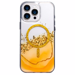 Epoxy Mag ümbris Samsung Galaxy S24 / S25 oranž