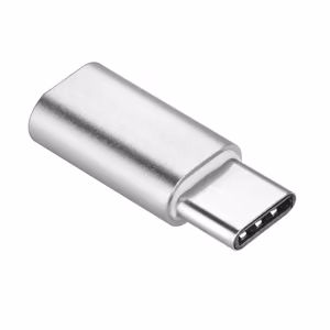 Adapter Micro USB (female) to Type C (male) hõbedane