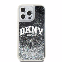 DKNY Liquid Glitter Big Logo iPhone 14 Pro Max Ümbris - Must