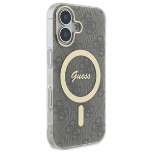 Guess IML 4G MagSafe Ümbris jaoks iPhone 16 Plus - Brown