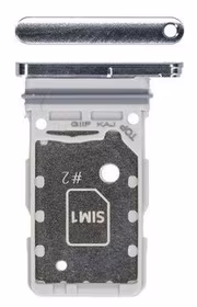 SIM-kaardi hoidja Samsung G998 S21 Ultra 5G Phantom Silver originaal (hoolduspakett)