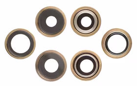 iPhone 13 Pro Max lens jaoks camera koos frame Kuldne (3pcs) ORG