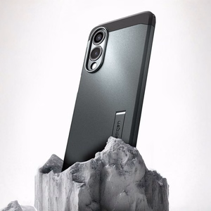 Чехол Spigen Tough Armor совместимый с MagSafe для Samsung S25 Edge abyss green