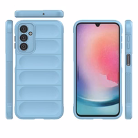 Magic Shield Ümbris jaoks Samsung Galaxy A24 4G flexible armored cover light sinine